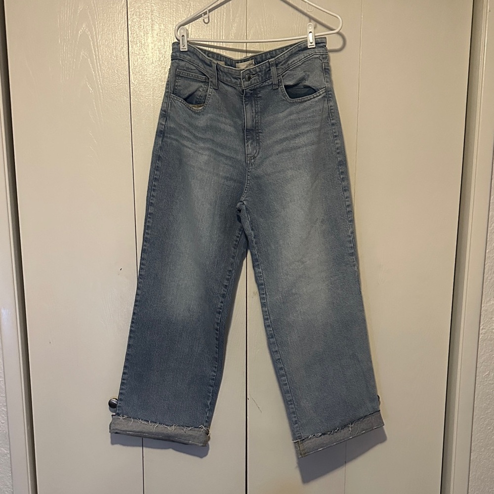 women’s high-rise wide leg jeans